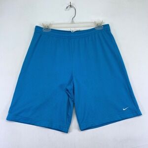 Nike Mesh Shorts Womens Large Blue Basketball Athletic Gym Training Y2k